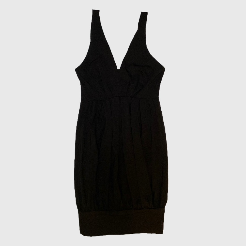 Kookai V-Neck Low Cut Little Black Cocktail Dress Size 2